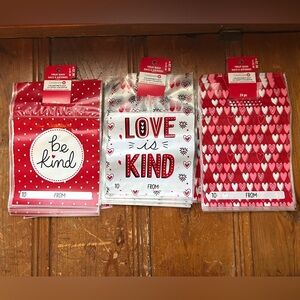 Celebrate It Red and White Party Favor Bags